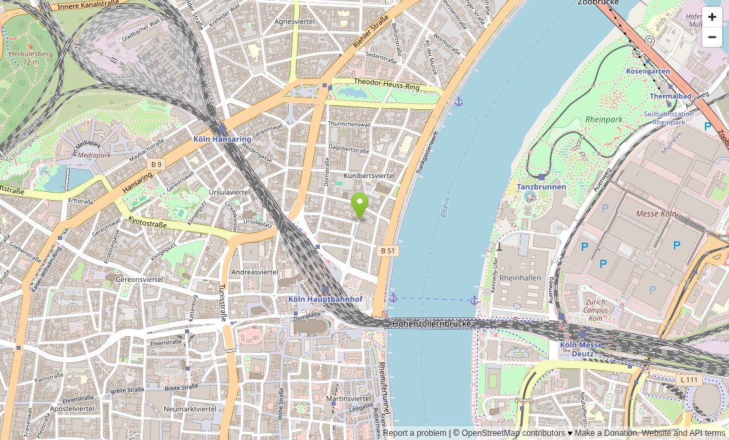 Karte: Kanzleistandort Meckenheimer Allee 148, 53115 Bonn – © OpenStreetMap-Mitwirkende